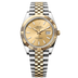 Rolex Datejust 41 mm Champagne-Colour Dial Oystersteel and 18k Yellow Gold Jubilee Bracelet 126333-0010