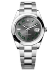 Rolex Datejust 41 41 mm Slate  Dial Oystersteel Oyster Bracelet 126300-0013 - WATCHXNYC