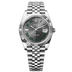 Rolex Datejust 41 mm Wimbledon Slate Dial Oystersteel and White Gold Jubilee Bracelet 126334-0022