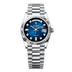 Rolex Day-Date 36 mm Blue Ombré Set With Diamonds Dial Platinum President Bracelet 128236-0005