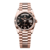 Rolex Day-Date 36 mm Eisenkiesel Set With Diamonds Dial 18 kt Everose Gold President Bracelet 128235-0041