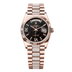 Rolex Day-Date 36 mm Eisenkiesel Set With Diamonds Dial 18 kt Everose Gold President Bracelet 128235-0042