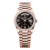 Rolex Day-Date 36 mm Eisenkiesel Set With Diamonds Dial 18 kt Everose Gold President Bracelet 128345rbr-0044