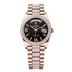 Rolex Day-Date 36 mm Eisenkiesel Set With Diamonds Dial 18 kt Everose Gold President Bracelet 128345rbr-0045