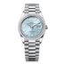Rolex Day-Date 36 mm Ice Blue Set With Diamonds Dial Platinum President Bracelet 128396tbr-0003