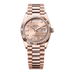 Rolex Day-Date 36 mm Rosé-Colour Set With Diamonds Dial 18 kt Everose Gold President Bracelet 128235-0009