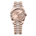 Rolex Day-Date 36 mm Rosé-Colour Set With Diamonds Dial 18 kt Everose Gold President Bracelet 128235-0019