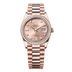 Rolex Day-Date 36 mm Rosé-Colour Set With Diamonds Dial 18 kt Everose Gold President Bracelet 128345rbr-0009