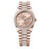 Rolex Day-Date 36 mm Rosé-Colour Set With Diamonds Dial 18 kt Everose Gold President Bracelet 128345rbr-0020