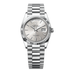 Rolex Day-Date 36 mm Silver Dial Platinum President Bracelet 128236-0001