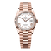 Rolex Day-Date 36 mm White Dial 18 kt Everose Gold President Bracelet 128235-0070