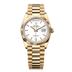 Rolex Day-Date 36 mm White Dial 18k Yellow Gold President Bracelet 128238-0081