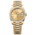 Rolex Day-Date 40 mm Champagne-Colour Dial with Diamonds 18k Yellow Gold President Bracelet 228348rbr-0003