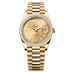 Rolex Day-Date 40 mm Champagne-Colour Dial with Diamonds 18k Yellow Gold President Bracelet 228398tbr-0007