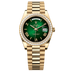 Rolex Day-Date 40 mm Green Ombré Dial with Diamonds 18k Yellow Gold President Bracelet 228348rbr-0045