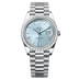 Rolex Day-Date 40 mm Ice-Blue Dial with Diamonds Platinum President Bracelet 228396tbr-0030