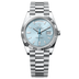 Rolex Day-Date 40 mm Ice Blue Set With Diamonds Dial Platinum President Bracelet 228236-0006