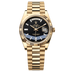 Rolex Day-Date 40 mm Onyx Set With Diamonds Dial 18k Yellow Gold President Bracelet 228238-0059