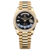 Rolex Day-Date 40 mm Onyx Set With Diamonds Dial 18k Yellow Gold President Bracelet 228348rbr-0039
