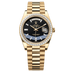 Rolex Day-Date 40 mm Onyx Set With Diamonds Dial 18k Yellow Gold President Bracelet 228398tbr-0038