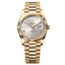 Rolex Day-Date 40 mm Silver Dial 18k Yellow Gold President Bracelet 228238-0002