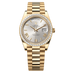 Rolex Day-Date 40 mm Silver Dial with Diamonds 18k Yellow Gold President Bracelet 228398tbr-0006