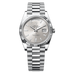 Rolex Day-Date 40 mm Silver Set With Diamonds Dial Platinum President Bracelet 228236-0002