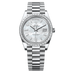 Rolex Day-Date 40 mm White Mother-Of-Pearl Set With Diamonds Dial Platinum President Bracelet 228396tbr-0043