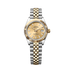 Rolex Lady-Datejust 28 mm Champagne-Colour Dial Oystersteel and 18k Yellow Gold Jubilee Bracelet 279173-0001