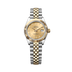 Rolex Lady-Datejust 28 mm Champagne-Colour Dial Oystersteel and 18k Yellow Gold Jubilee Bracelet 279173-0009