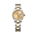 Rolex Lady-Datejust 28 mm Champagne-Colour Dial with Diamonds  Oystersteel and 18k Yellow Gold Oyster Bracelet 279383rbr-0010