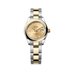 Rolex Lady-Datejust 28 mm Champagne-Colour Set With Diamonds Dial 18 kt Yellow Gold Oyster Bracelet 279163-0010