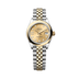 Rolex Lady-Datejust 28 mm Champagne-Colour Set With Diamonds Dial Oystersteel and 18k Yellow Gold Jubilee Bracelet 279163-0022