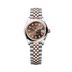 Rolex Lady-Datejust 28 mm Chocolate  Dial Oystersteel and Everose Gold Jubilee Bracelet 279161-0017