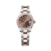 Rolex Lady-Datejust 28 mm Chocolate  Dial with Diamonds Oystersteel and Everose Gold Oyster Bracelet 279381rbr-0018