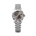 Rolex Lady-Datejust 28 mm Dark Grey Set With Diamonds Dial Oystersteel and White Gold Jubilee Bracelet 279174-0015