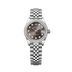 Rolex Lady-Datejust 28 mm Dark Grey Set With Diamonds Dial Oystersteel and White Gold Jubilee Bracelet 279384rbr-0017