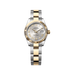 Rolex Lady-Datejust 28 mm Silver Dial 18 kt Yellow Gold Oyster Bracelet 279173-0006