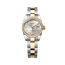 Rolex Lady-Datejust 28 mm Silver Dial with Diamonds  Oystersteel and 18k Yellow Gold Oyster Bracelet 279383rbr-0006