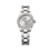 Rolex Lady-Datejust 28 mm Silver  Dial with Diamonds Oystersteel and White Gold Oyster Bracelet 279384rbr-0008