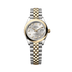 Rolex Lady-Datejust 28 mm Silver Set With Diamonds Dial Oystersteel and 18k Yellow Gold Jubilee Bracelet 279163-0007