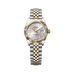 Rolex Lady-Datejust 28 mm Silver Set With Diamonds Dial Oystersteel and 18k Yellow Gold Jubilee Bracelet 279173-0003