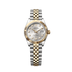 Rolex Lady-Datejust 28 mm Silver Set With Diamonds Dial Oystersteel and 18k Yellow Gold Jubilee Bracelet 279173-0007