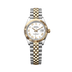 Rolex Lady-Datejust 28 mm White Dial Oystersteel and 18k Yellow Gold Jubilee Bracelet 279173-0023