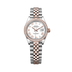 Rolex Lady-Datejust 28 mm White Dial with Diamonds  Oystersteel and Everose Gold Jubilee Bracelet 279381rbr-0021