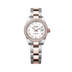 Rolex Lady-Datejust 28 mm White  Dial  with Diamonds Oystersteel and Everose Gold Oyster Bracelet 279381rbr-0022