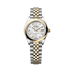 Rolex Lady-Datejust 28 mm White Mother-Of-Pearl Set With Diamonds Dial Oystersteel and 18k Yellow Gold Jubilee Bracelet 279163-0013