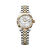 Rolex Lady-Datejust 28 mm White Mother-Of-Pearl Set With Diamonds Dial Oystersteel and 18k Yellow Gold Jubilee Bracelet 279173-0013
