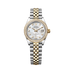 Rolex Lady-Datejust 28 mm White Mother-Of-Pearl Set With Diamonds Dial Oystersteel and 18k Yellow Gold Jubilee Bracelet 279383rbr-0019