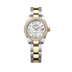 Rolex Lady-Datejust 28 mm White Mother-Of-Pearl Set With Diamonds Dial Oystersteel and 18k Yellow Gold Oyster Bracelet 279383rbr-0020